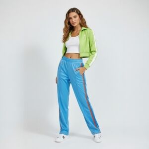 Kule x Bandier Y2K Track Pants – Retro Side Stripe Sporty Athleisure - Size XS